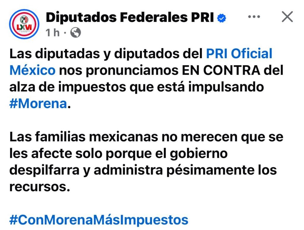 ¡Rojo PRI!: del IVA al gasolinazo y los “audiogates”, la vieja mafia vuelve con piel de cordero 566285373 122159218946756477 7000566945091243119 n